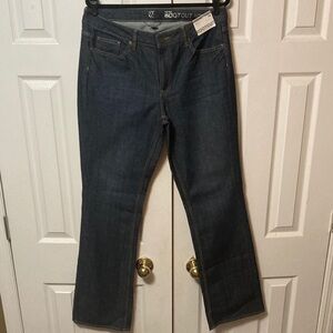 New York & Company Dark Blue Boot Cut Jeans